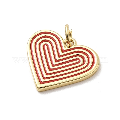 Латунь эмаль подвески KK-P338-41G-01-1