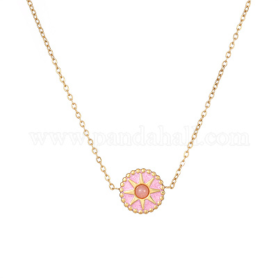 Стильное ожерелье и браслет из позолоченной нержавеющей стали 304 с кошачьим глазом UJ8969-4-1