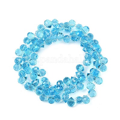 Прозрачные стеклянные бусины GLAA-Z017-01F-1