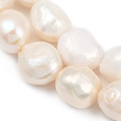 Нити из натурального культивированного пресноводного жемчуга PEAR-P064-20O-02A-1