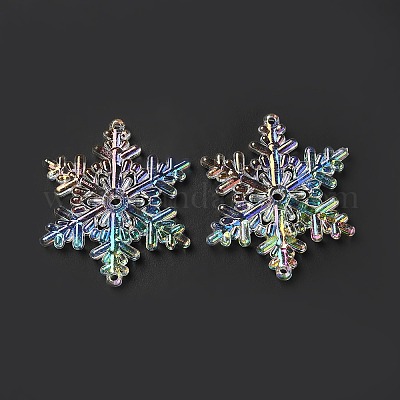 Рождественские подвески из прозрачного акрилового разъема с УФ-покрытием TACR-P003-01A-1