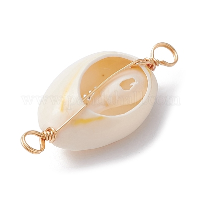 Подвески-коннекторы из натуральной оболочки с медной проволокой PALLOY-JF02316-01-1