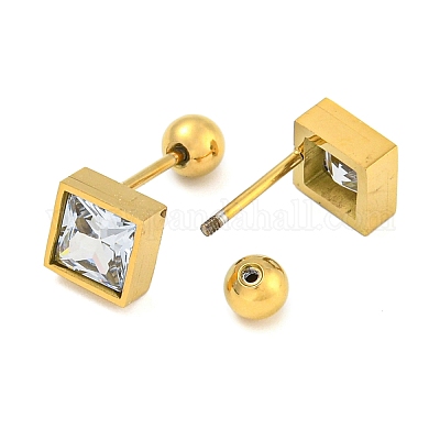 Ионное покрытие (ip) 304 нержавеющая сталь беруши калибры EJEW-H012-15G-1