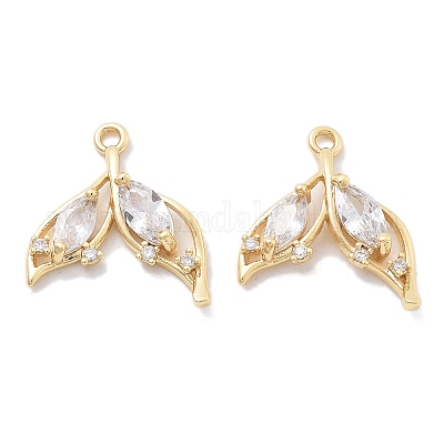 Латунные микро проложить кубического циркония подвески KK-B134-39G-1