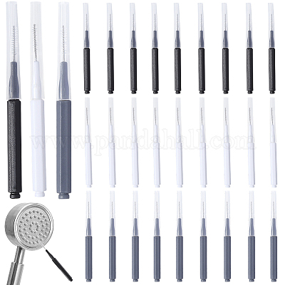 30 шт. 3-х цветные пластиковые щетки для чистки&nbsp;AJEW-CN0003-99-1