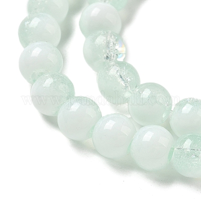 Стеклянные бусины кракле X1-GLAA-U001-6mm-01-1