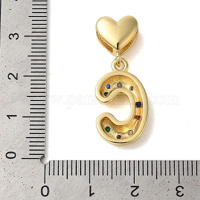 Покрытие стойки латунь микро паве прозрачные перданты из кубического циркония KK-C067-12G-C-1