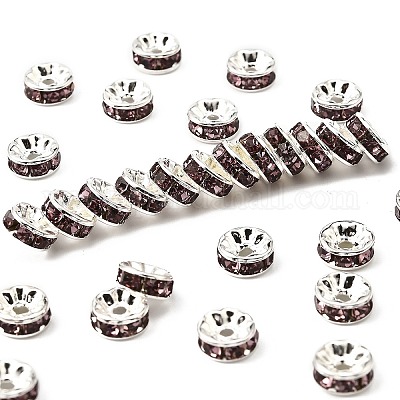 Латунь марки А горный хрусталь Spacer бисер RSB038NF-16-1