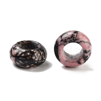 Природные родонит бисером G-C134-02B-1