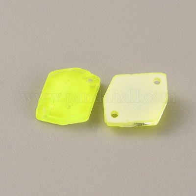 36 шт. подвески из флуоресцентного стекла GLAA-WH0035-13C-1