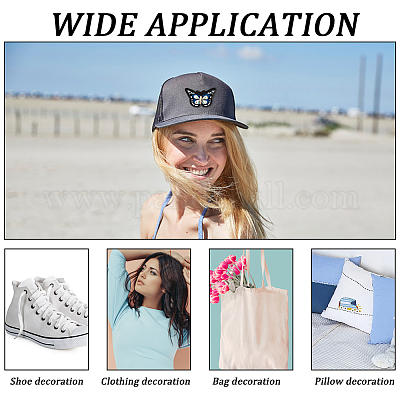 6 шт. 3 патча из полиэфирной ткани ручной работы&nbsp;DIY-GA0005-50-1