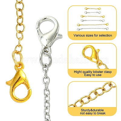 36 шт. Концевые цепи из нержавеющей стали 304 FIND-FS00001-1