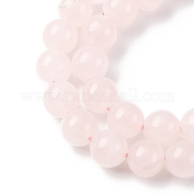 Природного розового кварца нитей бисера G-F808-C03-8mm-A-1