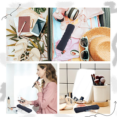 Силиконовые мешочки для хранения косметических кистей ABAG-WH0035-029C-1