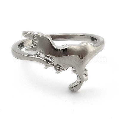 Латунь манжеты кольца RJEW-I076-02P-1