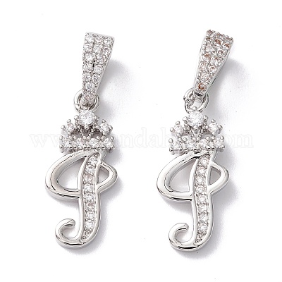 Кулоны из экологически чистой латуни с микропаве и кубическим цирконием KK-K265-01P-I-1