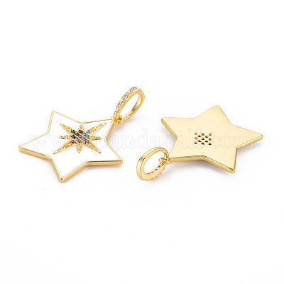 Латунные подвески из микро-паве KK-S354-335-NF-1