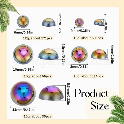 70 г 5 стиля АБС пластик имитация жемчуга кабошоны OACR-SC0001-45C-1