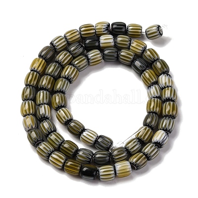 Бусы лэмпворк ручной работы LAMP-K041-01A-06-1