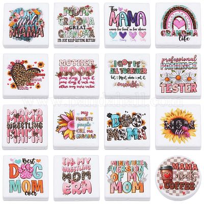 16шт 16 стиля силиконовые бусины SIL-SZ0002-61-1