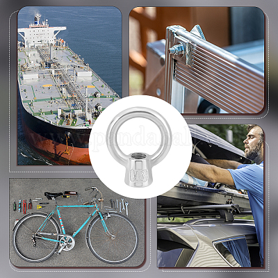 10 шт. 304 нержавеющая сталь [304] подъемные рым-гайки FIND-UN0001-75B-1