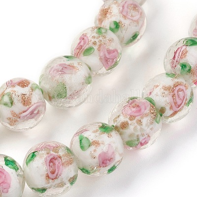 Ручной золотой песок бусины бисер нитей LAMP-P051-D06-1