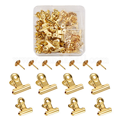 Железные зажимы и булавки с круглой головкой AJEW-TA0001-14G-1