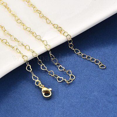 Ожерелья с цепочкой из меди NJEW-M108-33G-1