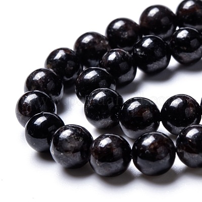 Бусины из натурального глаукофана G-M375-01B-1