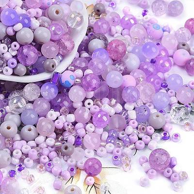 Наборы для самостоятельного изготовления бисеринок и стеклянных грядок SEED-K010-01F-1