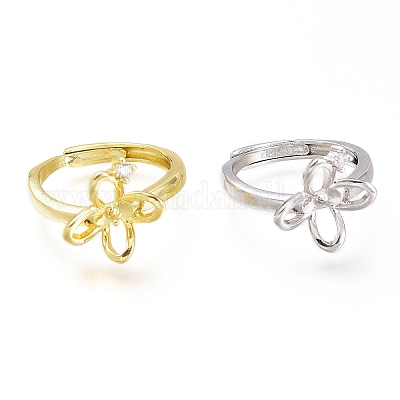 Регулируемые латунные колышки для пальцев ZIRC-I049-07-1