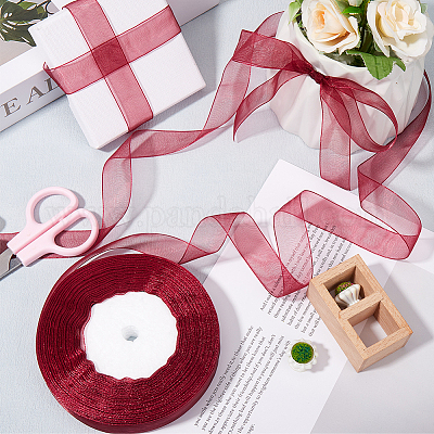 Полиэстер органза ленты SRIB-WH20020-006A-1