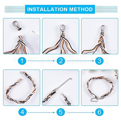 Наконечники шнура из нержавеющей стали марки 304 STAS-H153-08P-1