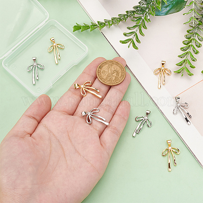 Латунные микропаве прозрачные подвески с фианитом FIND-BC0013-57A-1