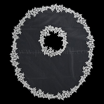 Женские тюлевые воротники AJEW-WH0348-572-1