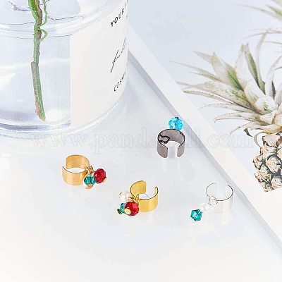 Латунная фурнитура для серег KK-PH0035-26-1