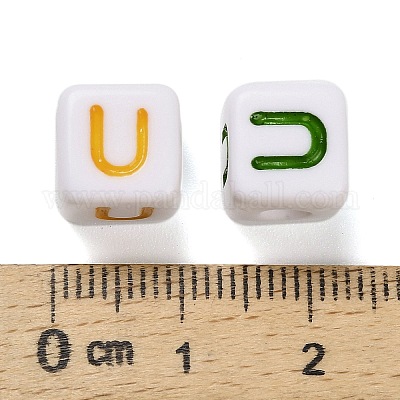 Непрозрачные акриловые бусины OACR-I022-01U-1