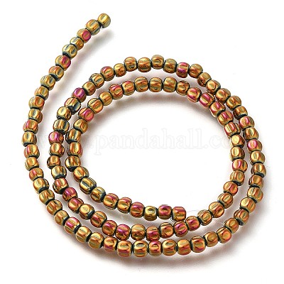 Гальванические нити из синтетических немагнитных гематитовых бусин G-C154-A01-01G-1