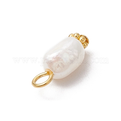 Подвески из натурального культивированного пресноводного жемчуга и риса PALLOY-JF03922-02-1