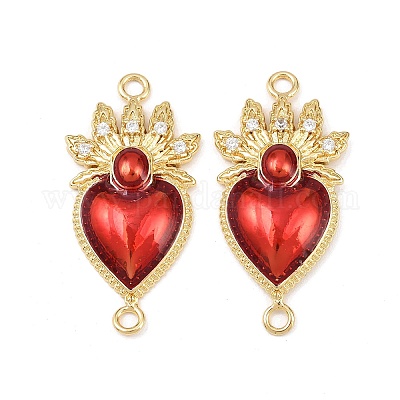 Латунные подвески из прозрачного кубического циркония KK-L251-18G-02-1