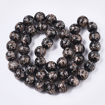 Ручной золотой песок бусины бисер нитей LAMP-T007-06A-1