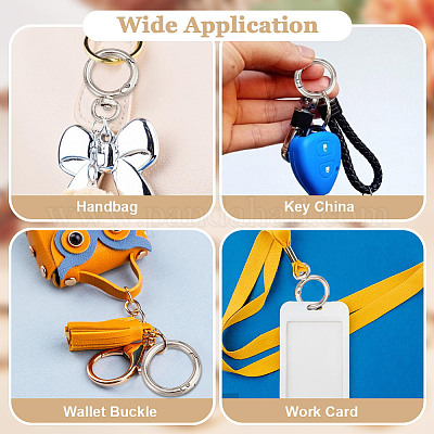 16шт 4 стиля сплава пружинное кольцо ворот FIND-DR0001-69P-1