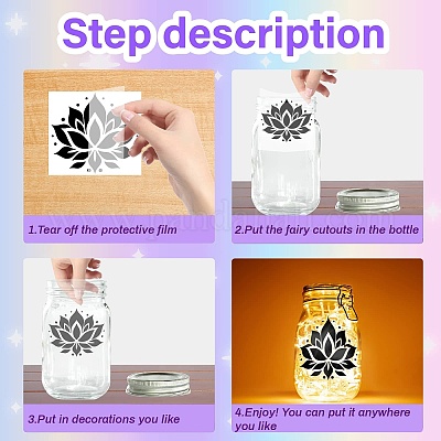 Пленка для ламп из ПВХ для поделок DIY-WH0512-005-1