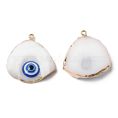 Подвески из смолы друзы сглаза RESI-D050-10LG-1