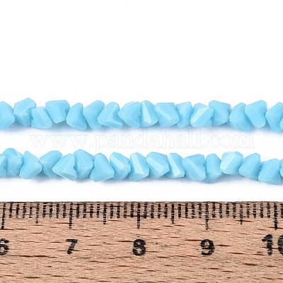 Непрозрачное стекло бисер нитей GLAA-N019-4mm-18-1