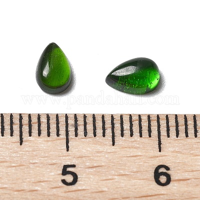 Натуральный зеленый диопсид класса АА кабошоны G-L616-03A-02-1