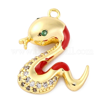 Латунные микро проложить кубического циркония подвески KK-A240-24G-1