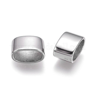 Не тускнеющие скользящие подвески/слайдерные бусины из нержавеющей стали марки 304 STAS-O101-61P-1