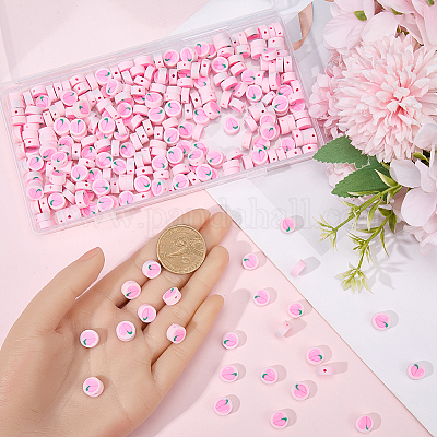 300шт бусины из полимерной глины ручной работы CLAY-SC0002-20-1