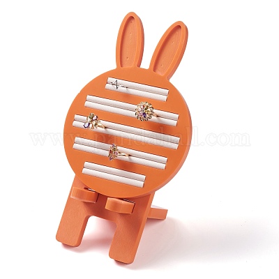 Дисплеи кольца ювелирных изделий из искусственного мрамора из смолы AJEW-H117-01-1